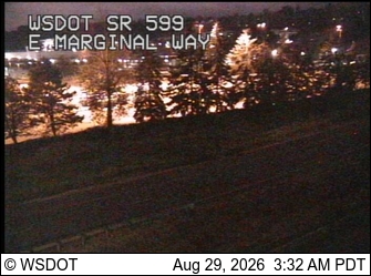 SR 599 at MP 1.4: E Marginal Way live camera view