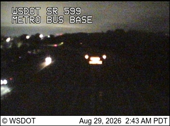 SR 599 at MP 1: Metro Bus Base live camera view