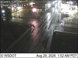 SR 9 at MP 97.8: Johnson Creek live camera view