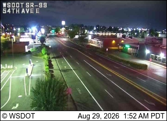 SR 99 at MP 0.2: 54th Ave E live camera view