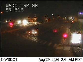 SR 99 at MP 15.4: SR 516 Interchange live camera view