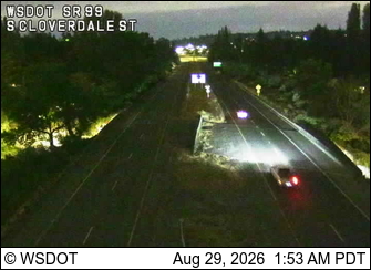 SR 99 at MP 25.4: S Cloverdale St live camera view