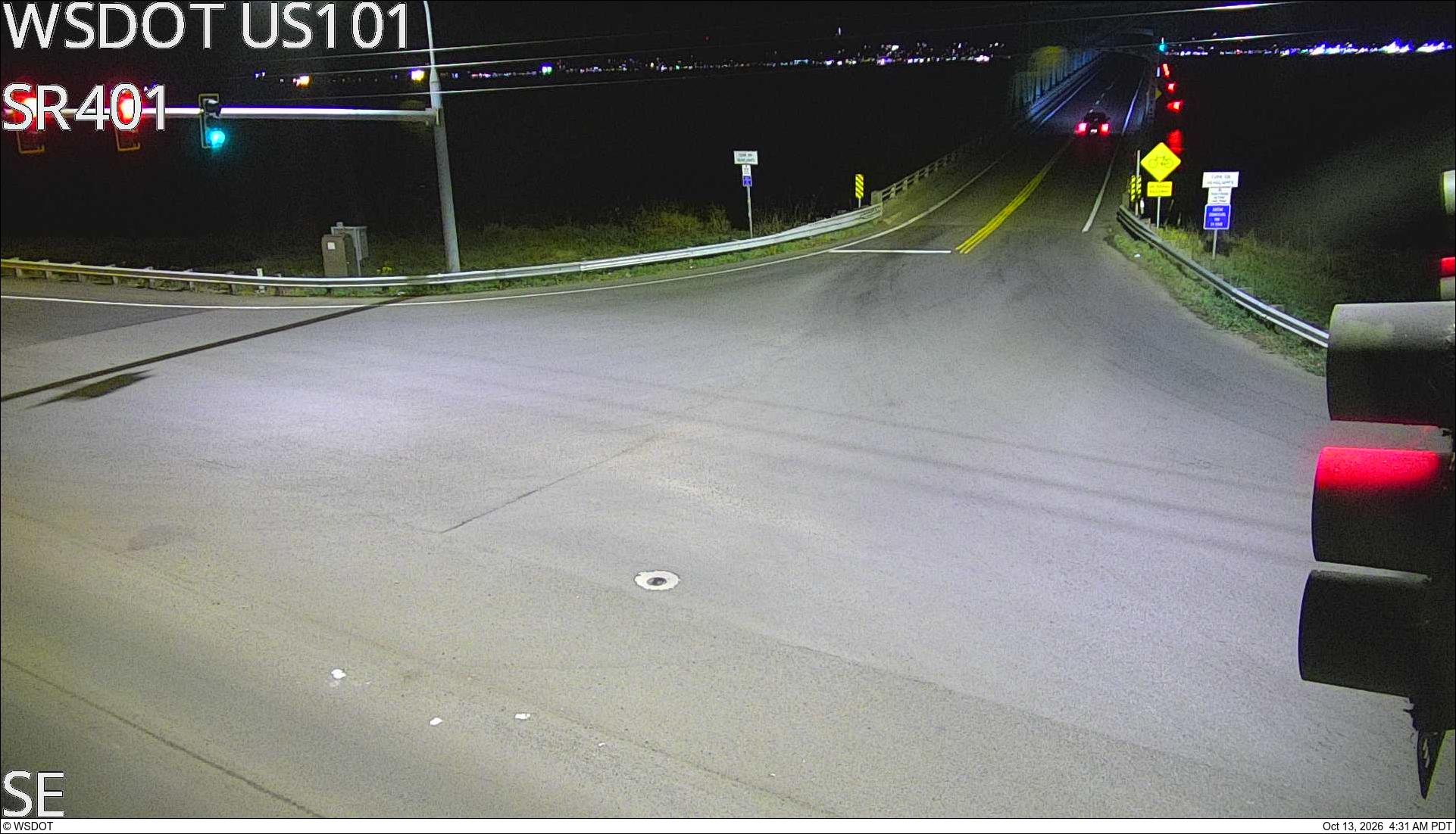 US 101 at MP 0.5: Astoria-Megler Bridge live camera view