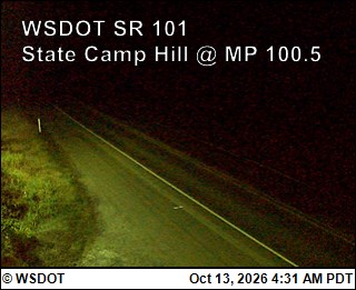 US 101 at MP 100.4: State Camp Hill live camera view