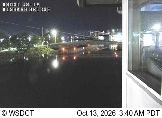 US 12 at MP .5: Wishkah Bridge live camera view