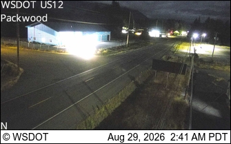US 12 at MP 130.51: Packwood live camera view