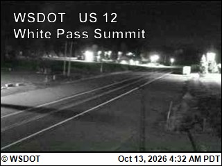 US 12 at MP 150.9: White Pass Summit live camera view
