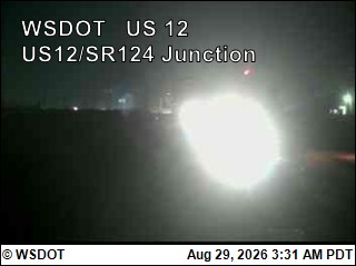 US 12 at MP 295: SR 124 Interchange live camera view