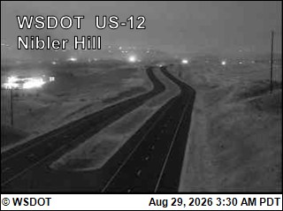 US 12 at MP 326.02: Nibler Hill live camera view