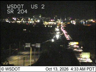 US 2 at MP 2.4: SR 204 Interchange live camera view