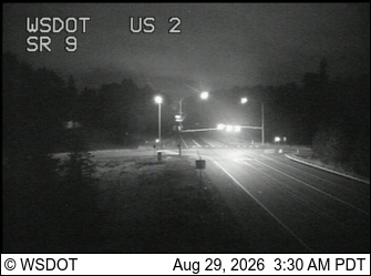 US 2 at MP 5: SR 9 Interchange live camera view