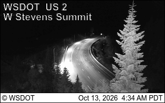 US 2 at MP 64.3: West Stevens Pass - Ski Lodge live camera view