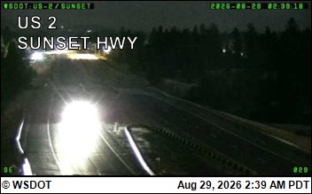 US 2 at MP 282: Sunset Hwy live camera view