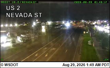 US 2 at MP 294.1: Nevada St live camera view