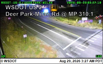 US 2 at MP 310.1: Deer Park-Milan Rd live camera view