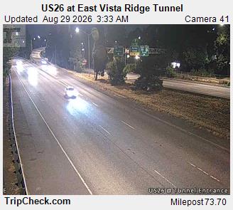 US 26 at East Vista Ridge Tunnel live camera view