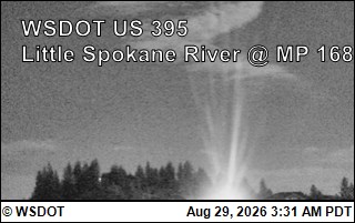 US 395 at MP 168: Little Spokane River (3) live camera view