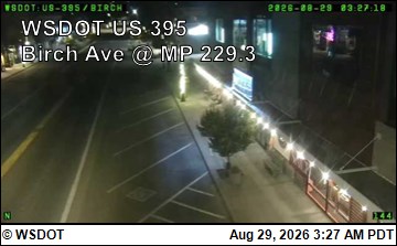 US 395 at MP 229.34: Colville - Birch Ave live camera view