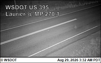 US 395 at MP 270.1: Laurier (5) live camera view