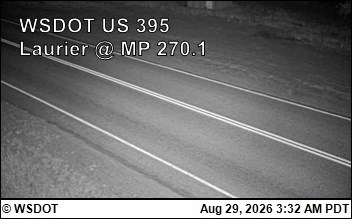 US 395 at MP 270.1: Laurier (4) live camera view
