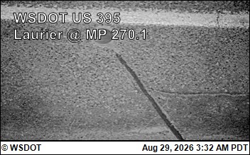 US 395 at MP 270.1: Laurier (6) live camera view