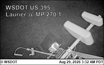 US 395 at MP 270.1: Laurier (7) live camera view