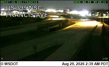 US 395 NSC at MP 161.8: Francis Ave live camera view