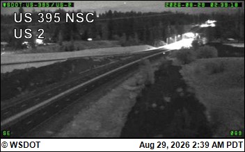 US 395 NSC at MP 165.7: US 2 Interchange live camera view