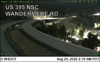 US 395 NSC at MP 167.9: NSC 395 & Wandemere live camera view