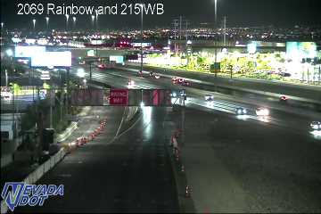 Rainbow Blvd & South CC 215 WB Ramp live camera view