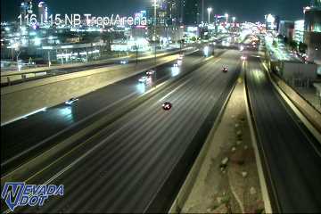 I-15 NB Tropicana - Arena live camera view