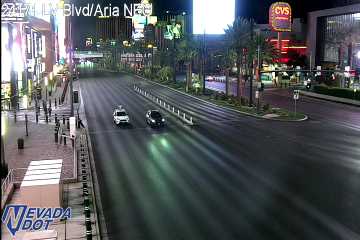 Las Vegas Blvd & City Center-Aria NE Arena F1 live camera view