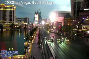 Las Vegas Blvd & Bellagio F1 live camera view