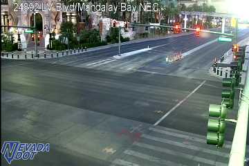 Las Vegas Blvd & Hacienda Stadium live camera view