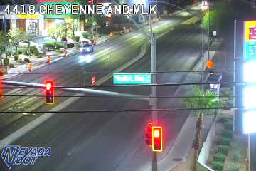Cheyenne Ave & Martin Luther King live camera view