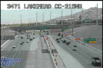 Lake Mead Blvd & CC-215 NB live camera view