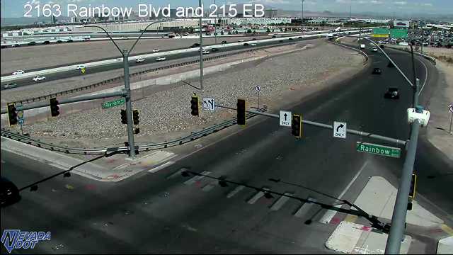 Rainbow Blvd & south CC 215 EB Ramp live camera view