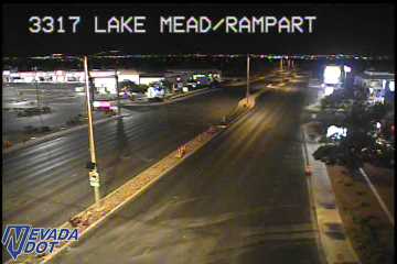 Lake Mead Blvd & Rampart Blvd live camera view