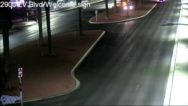 Las Vegas Blvd & Welcome Sign live camera view