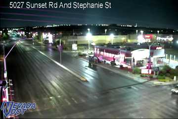Sunset Rd & Stephanie St live camera view