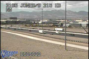 Jones Blvd & South CC 215 EB Ramp live camera view