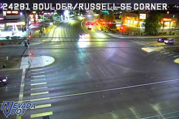 SEC Boulder Hwy & Russel Rd live camera view