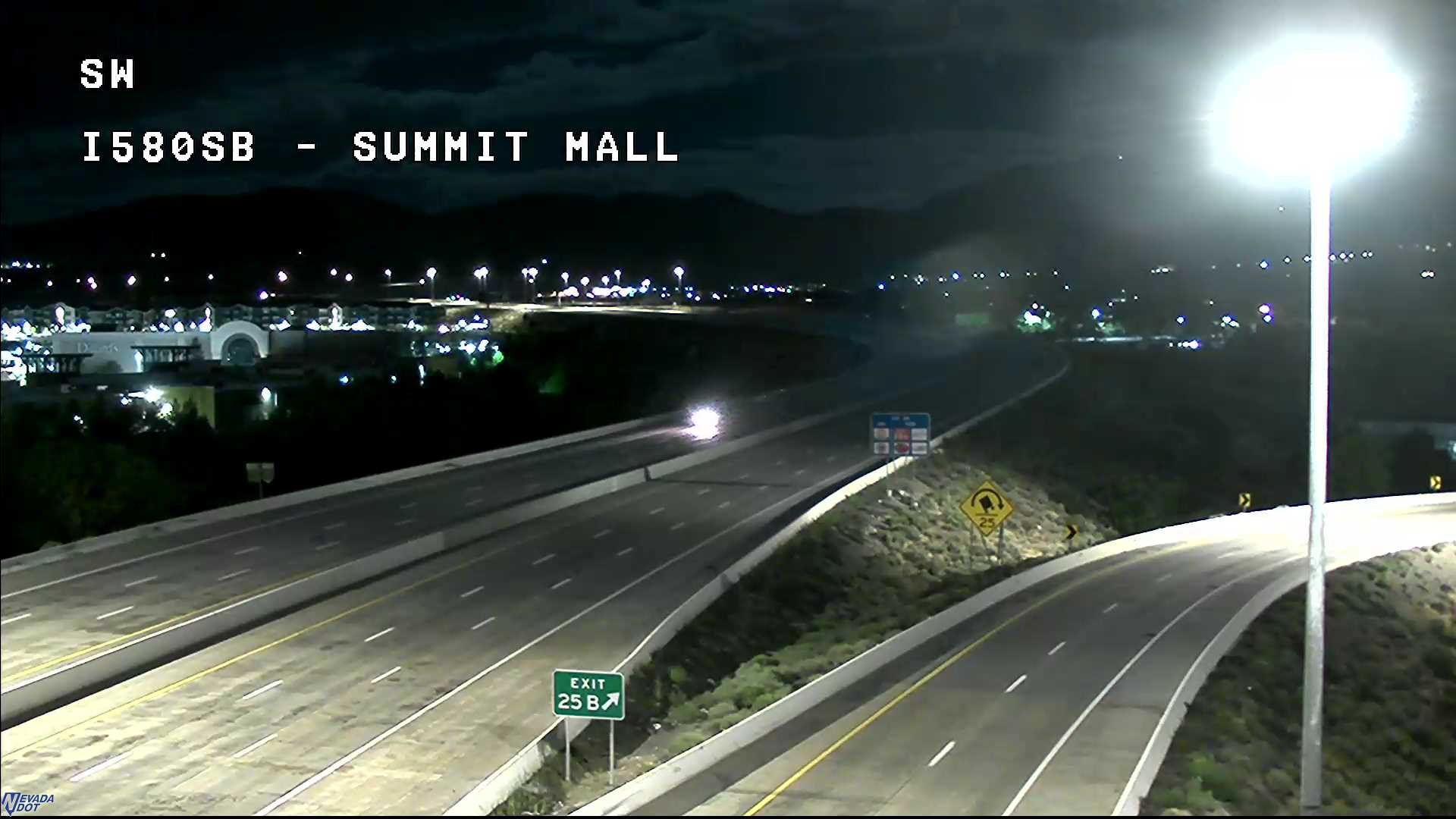 I580 @ Summit Mall SB live camera view