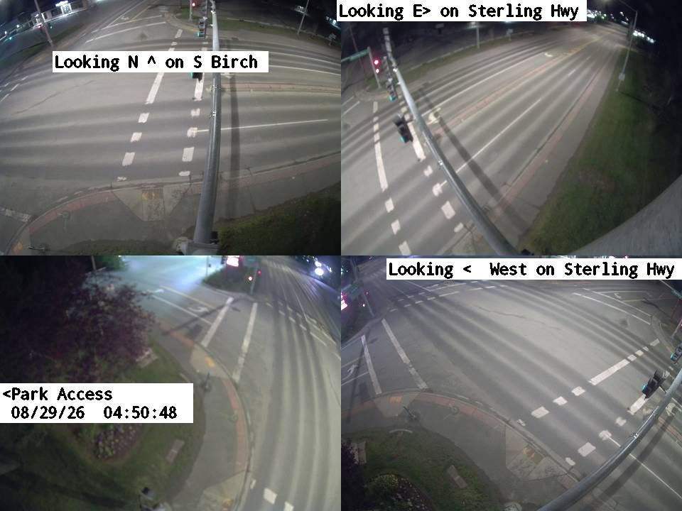 Sterling Highway & Birch St/Park live camera view