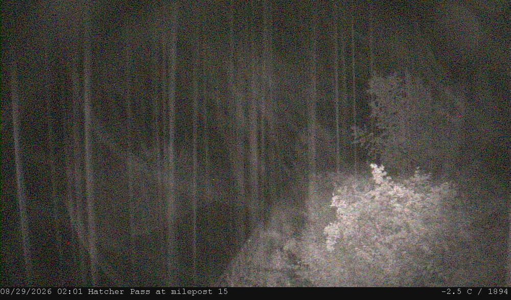 Hatcher Pass @ MP 15 live camera view