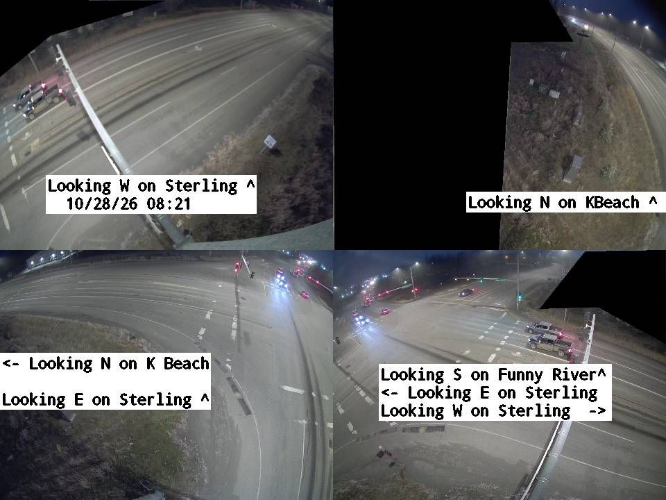 Sterling Hwy & Kalifornsky Beach Rd live camera view