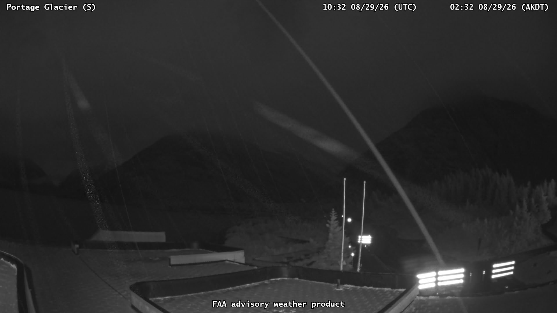 Portage Glacier — South live camera view