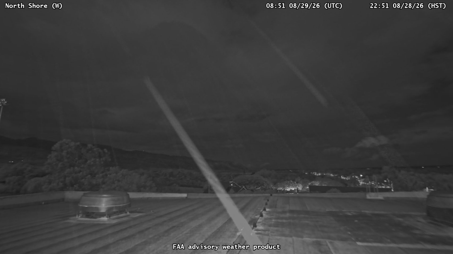 North Shore — West live camera view