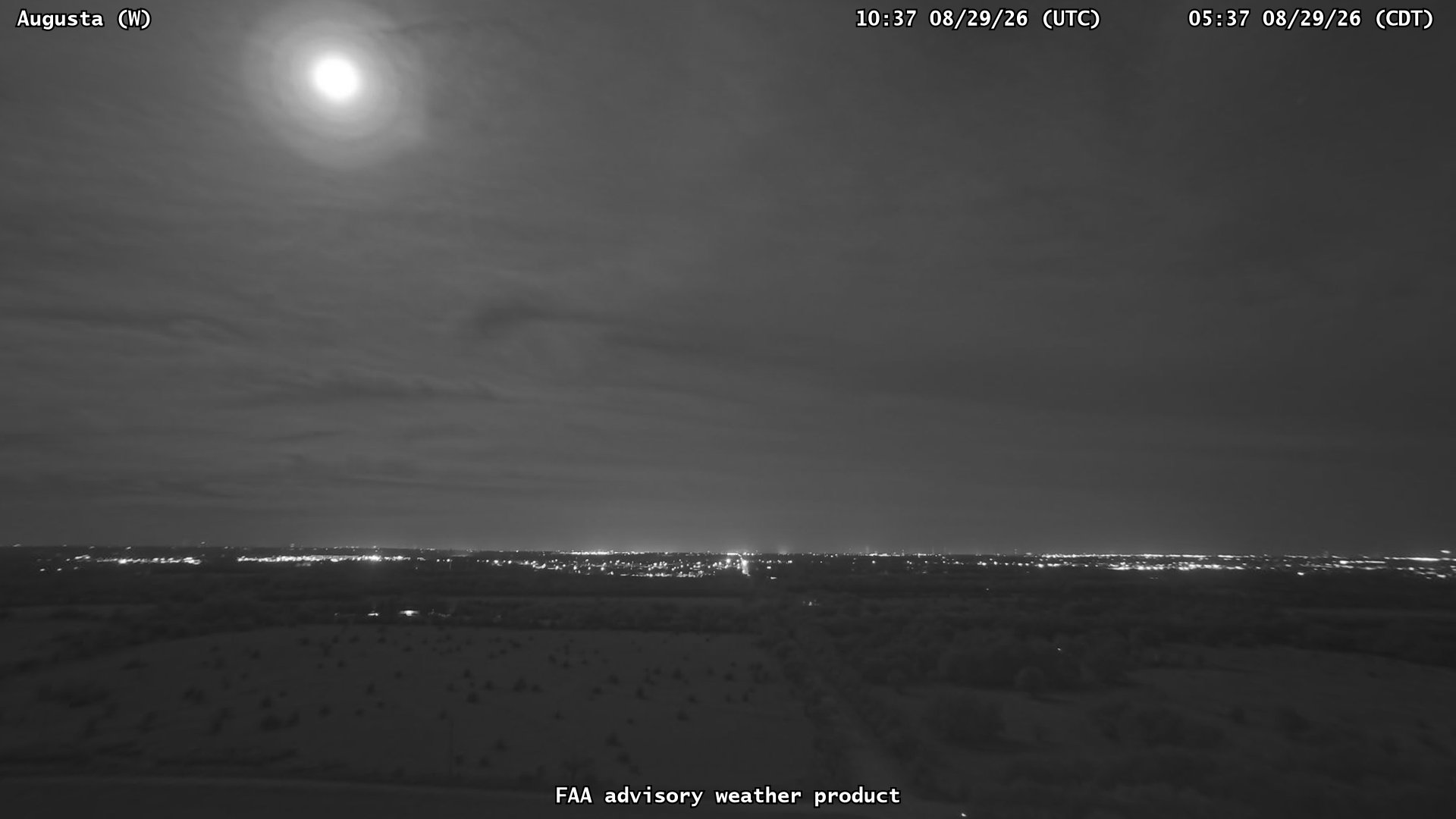 Augusta — West live camera view