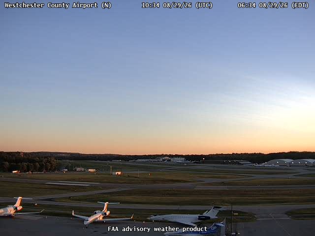 Westchester County Airport — North live camera view